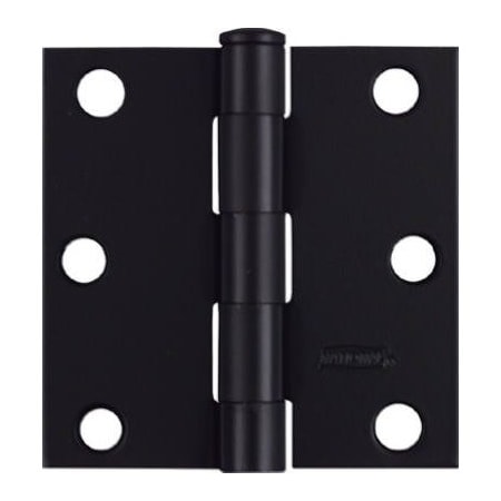 National Hardware 3x3BLK SQ Corn DR Hinge N241-182